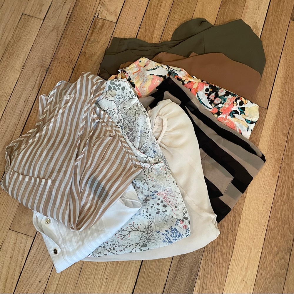 Blouse Bundle - 8 Tops Included